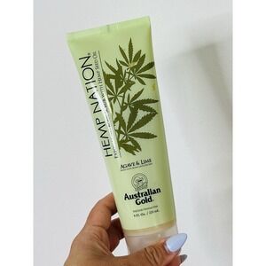 Australian Gold Hemp Nation Exfoliating Body Scrub Agave & Lime Sea Salt 8 Fl oz
